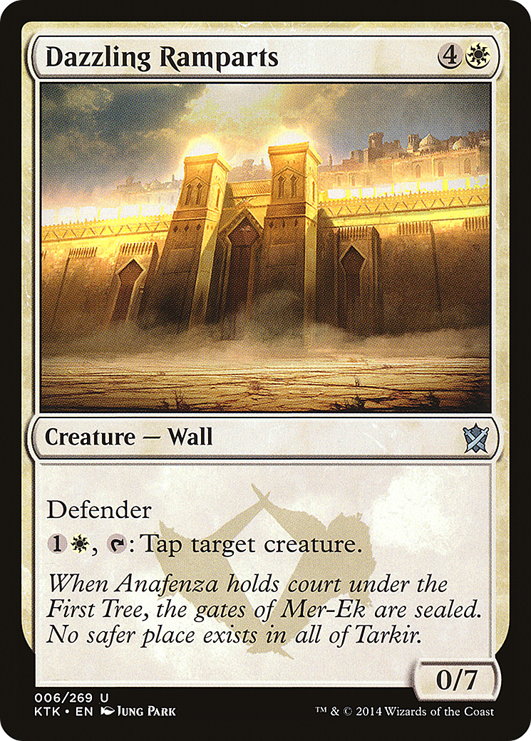 Image of Dazzling Ramparts (KTK-006) - Khans of Tarkir Foil