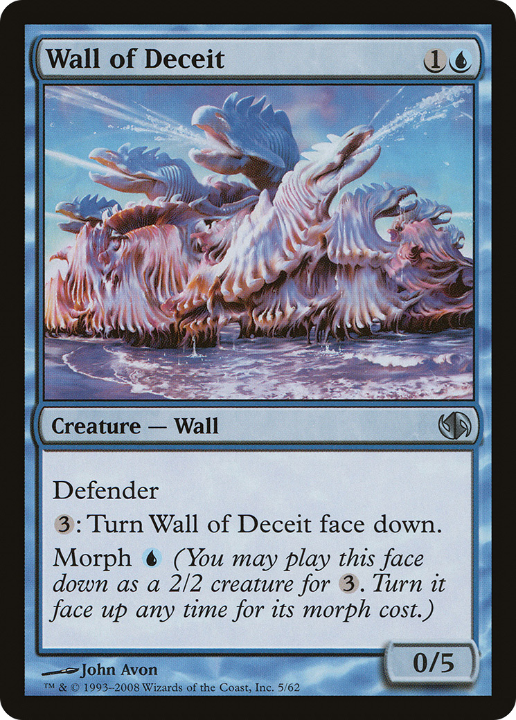 Image of Wall of Deceit (DD2-005) - Duel Decks: Jace vs. Chandra