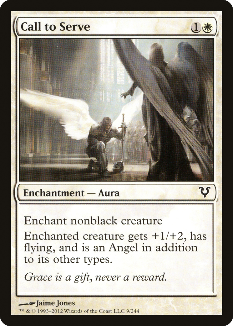 Image of Call to Serve (AVR-009) - Avacyn Restored Foil