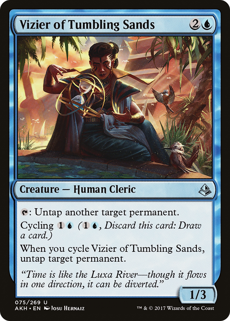 Image of Vizier of Tumbling Sands (AKH-075) - Amonkhet Foil