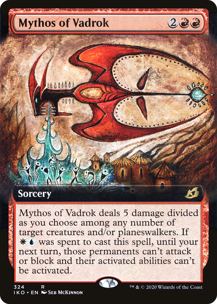 Image of Mythos of Vadrok (Extended Art) (IKO-324) - Ikoria: Lair of Behemoths: (Extended Art) Foil