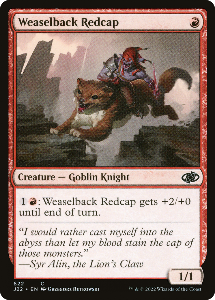 Image of Weaselback Redcap (J22-622) - Jumpstart 2022