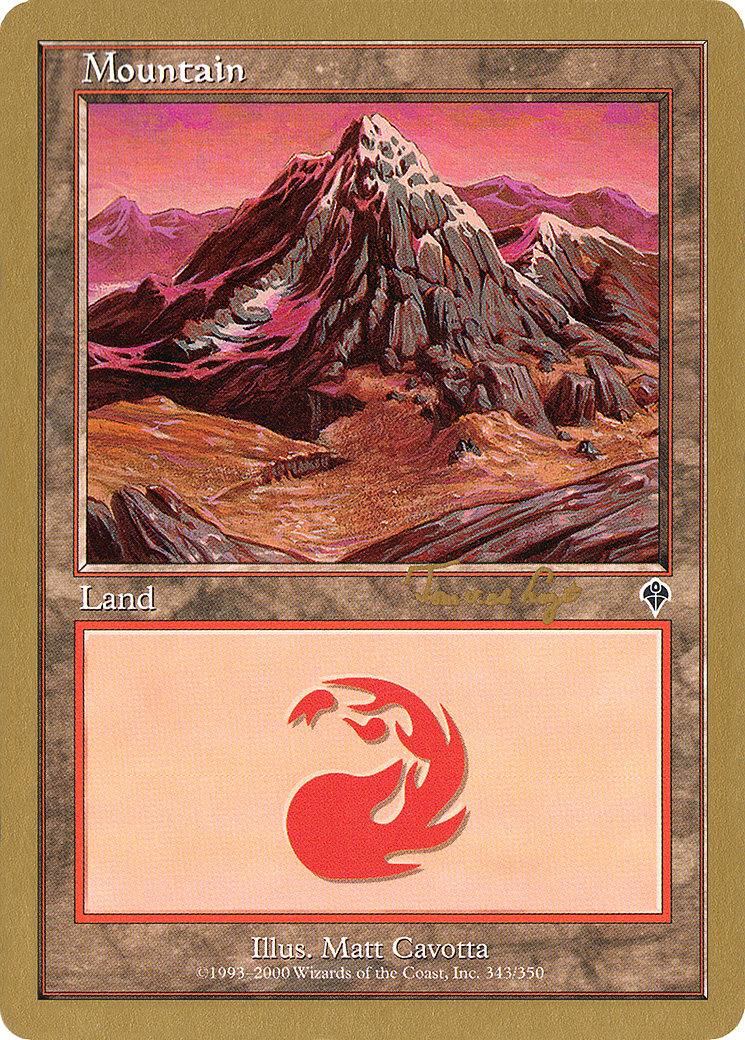 Image of Mountain (343) - 2001 Tom van de Logt (INV) (WCD-) - World Championship Decks 2001