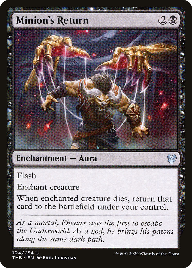 Image of Minion's Return (THB-104) - Theros Beyond Death Foil