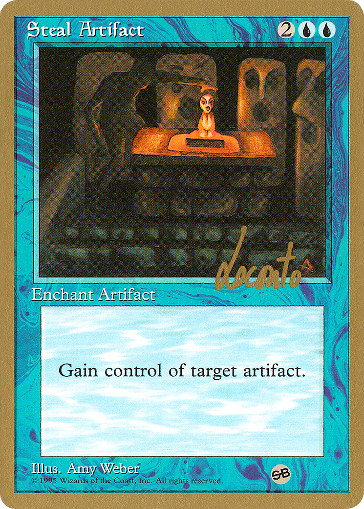 Image of Steal Artifact - 1996 Michael Loconto (4ED) (SB) (WCD-) - Pro Tour Collector Set