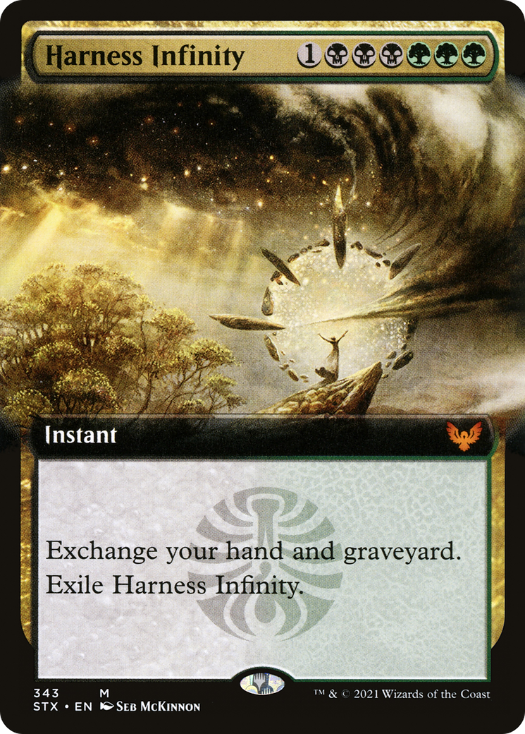 Image of Harness Infinity (Extended Art) (STX-343) - Strixhaven: School of Mages: (Extended Art)