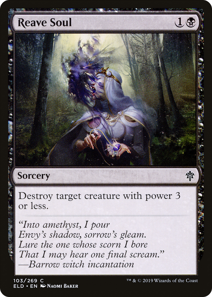 Image of Reave Soul (ELD-103) - Throne of Eldraine Foil