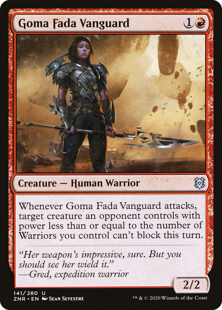 Image of Goma Fada Vanguard (ZNR-141) - Zendikar Rising