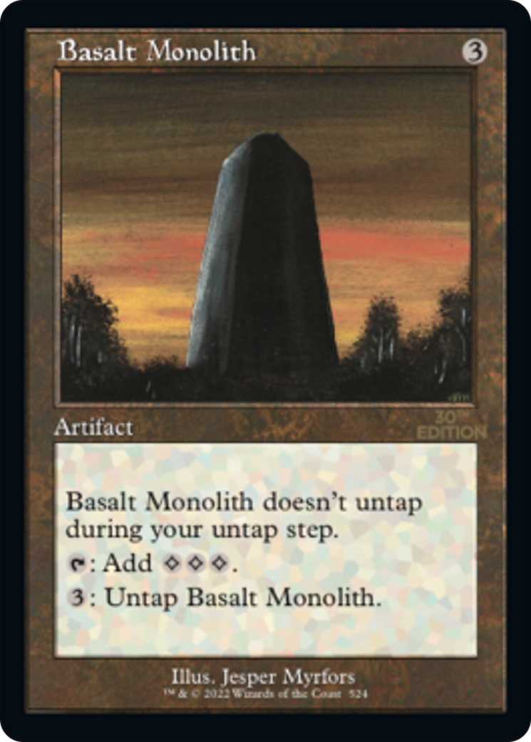 Image of Basalt Monolith (Retro Frame) (30A-524) - 30th Anniversary Edition