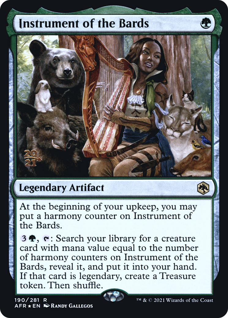 Image of Instrument of the Bards (PRE-190) - Adventures in the Forgotten Realms Promos Foil