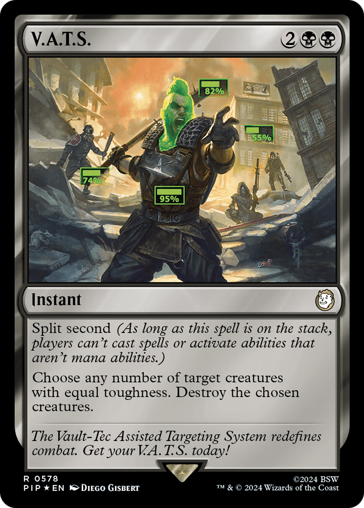 Image of V.A.T.S. (Surge Foil) (PIP-578) - Fallout Foil