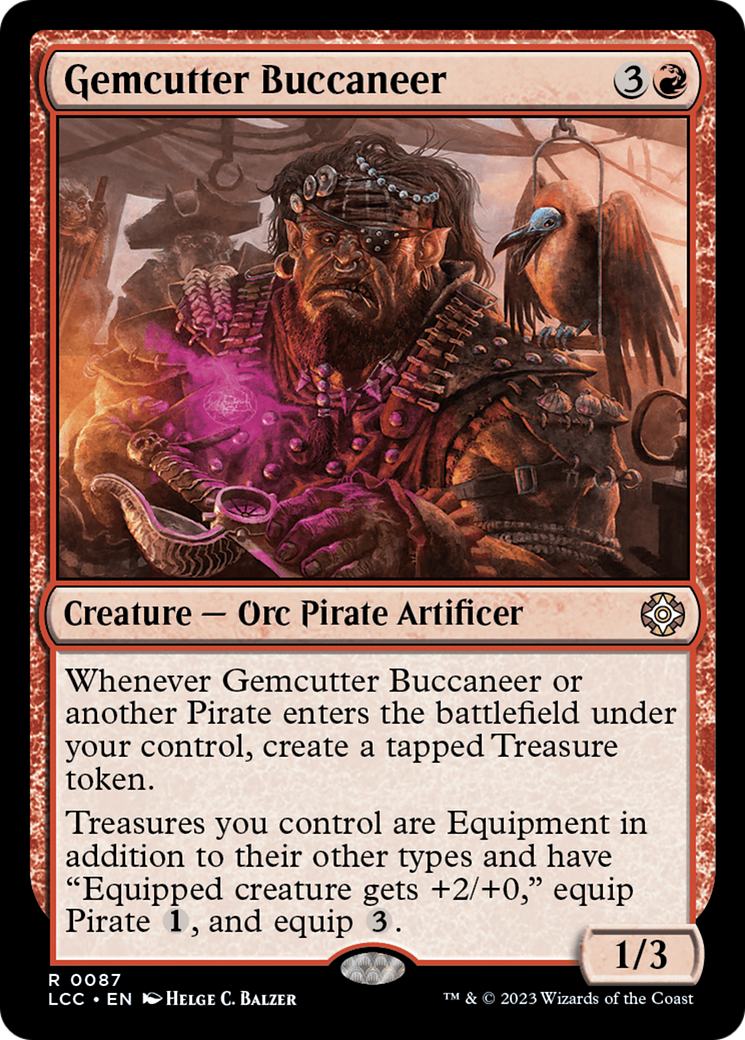 Image of Gemcutter Buccaneer (LCC-087) - The Lost Caverns of Ixalan Commander