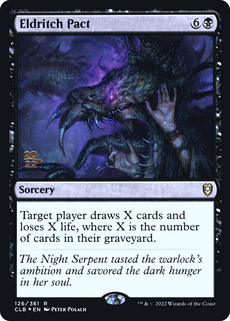 Image of Eldritch Pact (PRE-126) - Battle for Baldur's Gate Promos Foil