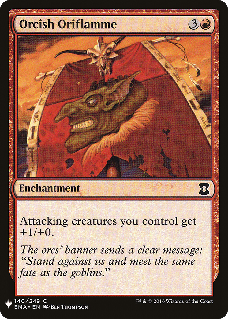Image of Orcish Oriflamme (LIST-EMA-140) - The List