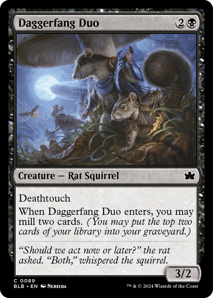 Image of Daggerfang Duo (BLB-089) - Bloomburrow
