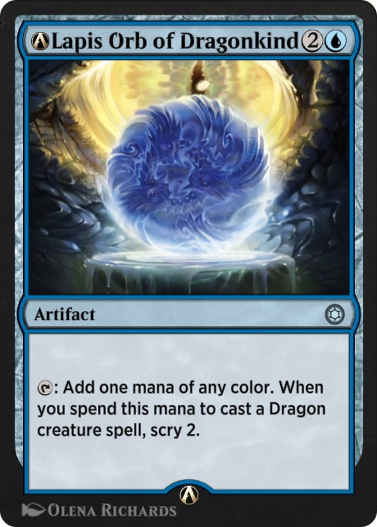 Image of A-Lapis Orb of Dragonkind (HBG-A-127) - Alchemy Horizons: Baldur's Gate