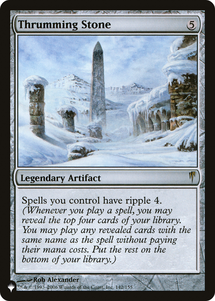 Image of Thrumming Stone (LIST-142/155) - The List