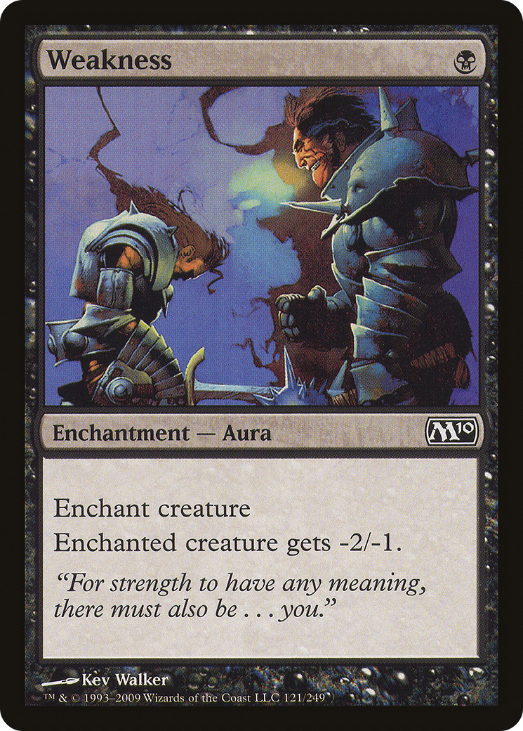 Image of Weakness (M10-121) - Magic 2010 Foil