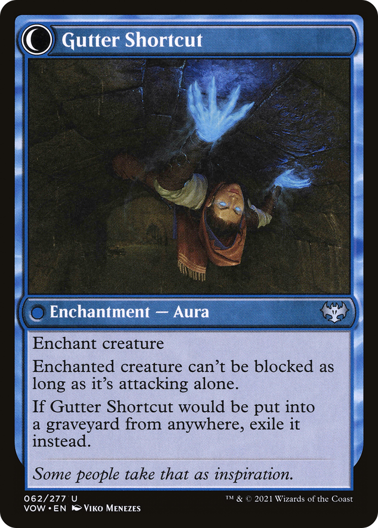Image of Gutter Skulker (VOW-062) - Innistrad: Crimson Vow: (Double Faced Transform)
