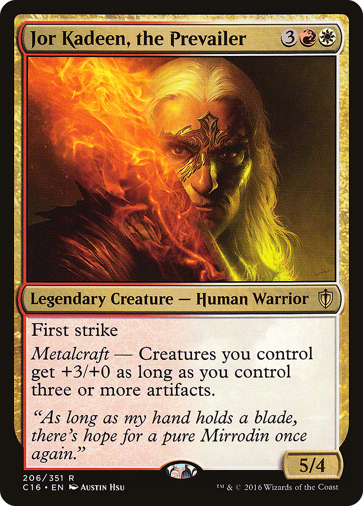 Image of Jor Kadeen, the Prevailer (C16-206) - Commander 2016