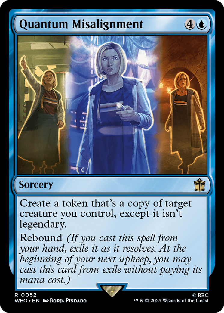 Image of Quantum Misalignment (WHO-052) - Doctor Who Foil