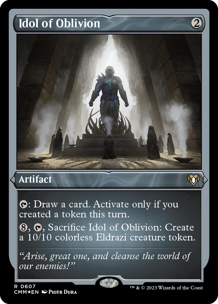 Image of Idol of Oblivion (CMM-607) - Commander Masters Etched Foil