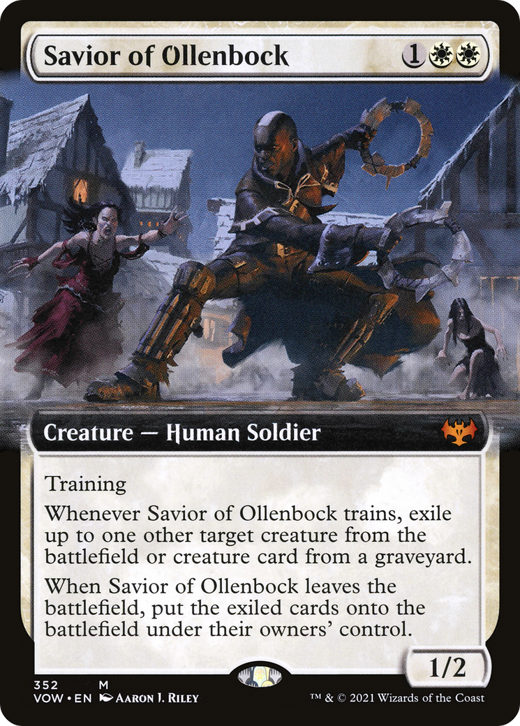 Image of Savior of Ollenbock (Extended Art) (VOW-352) - Innistrad: Crimson Vow: (Extended Art) Foil