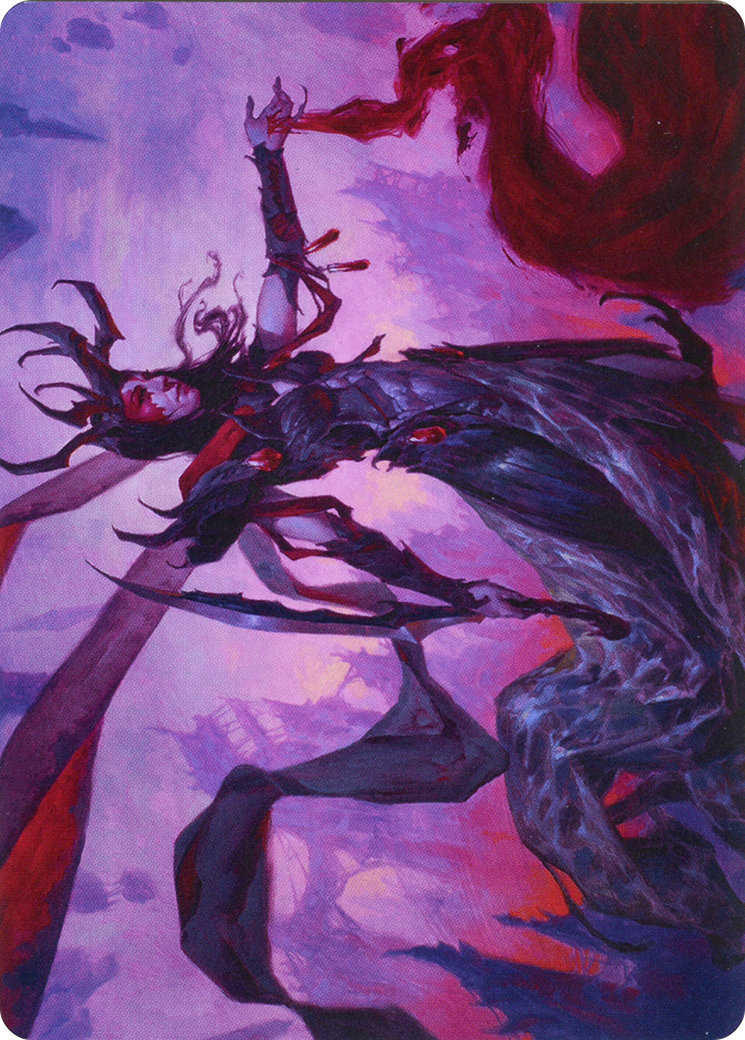 Image of Drana, the Last Bloodchief // Drana, the Last Bloodchief (AZNR-054) - Zendikar Rising Art Series (Borderless)