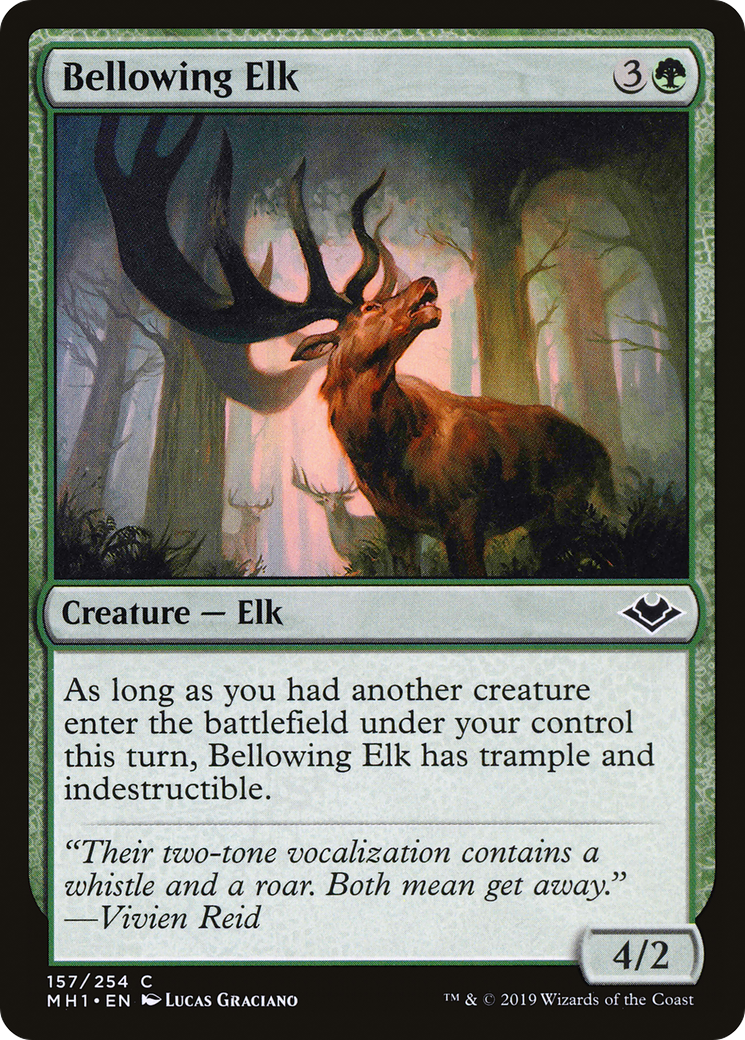 Image of Bellowing Elk (MH1-157) - Modern Horizons