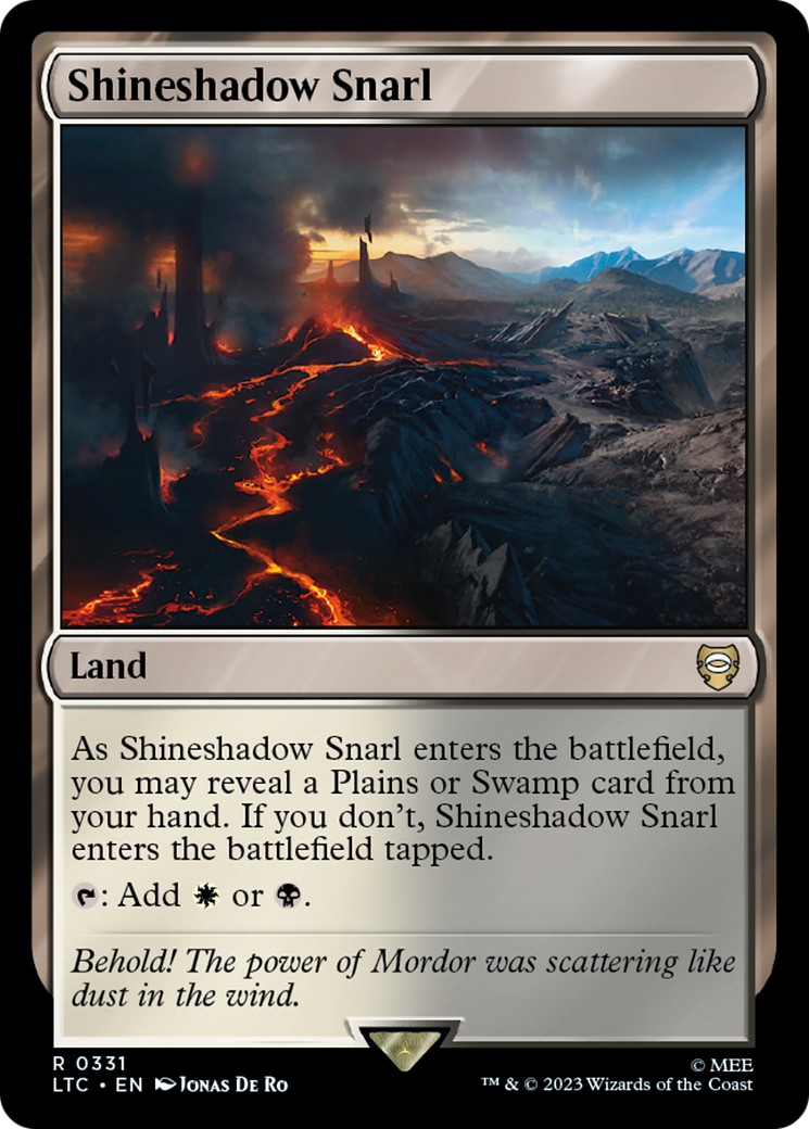Image of Shineshadow Snarl (LTC-331) - Tales of Middle-earth Commander
