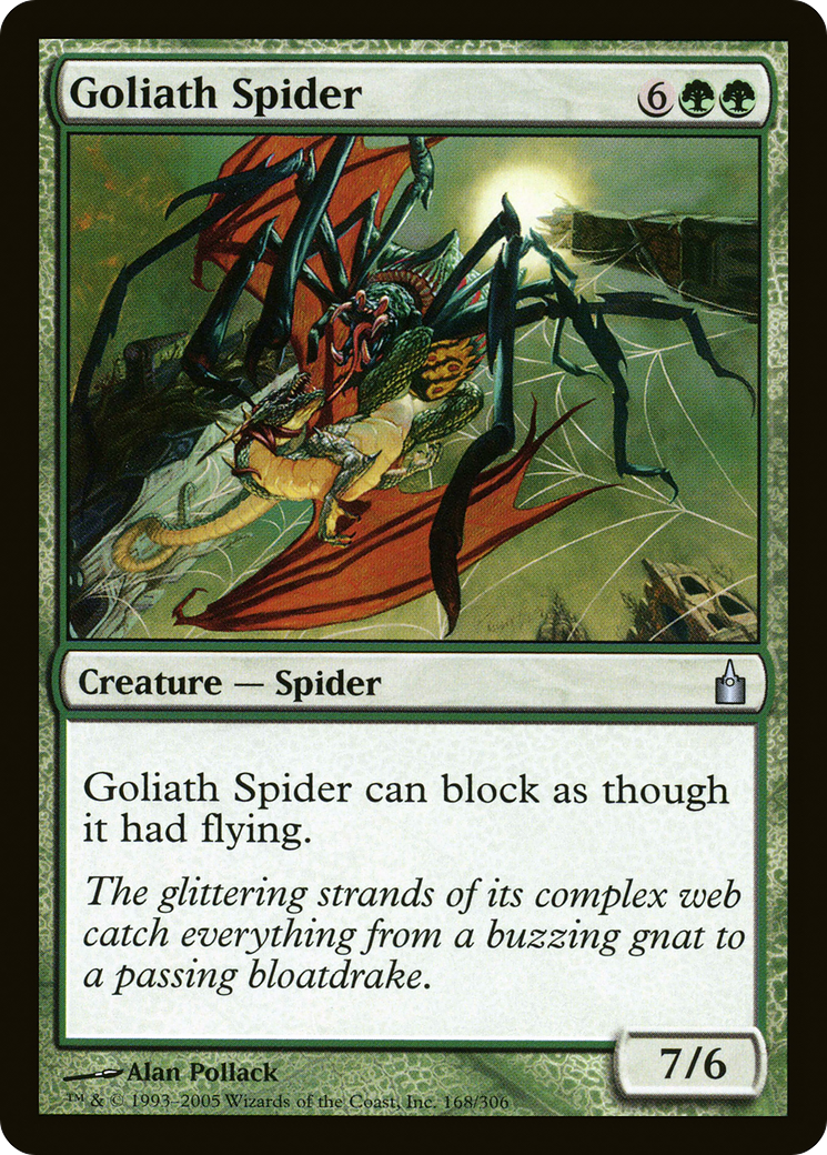 Image of Goliath Spider (RAV-168) - Ravnica: City of Guilds