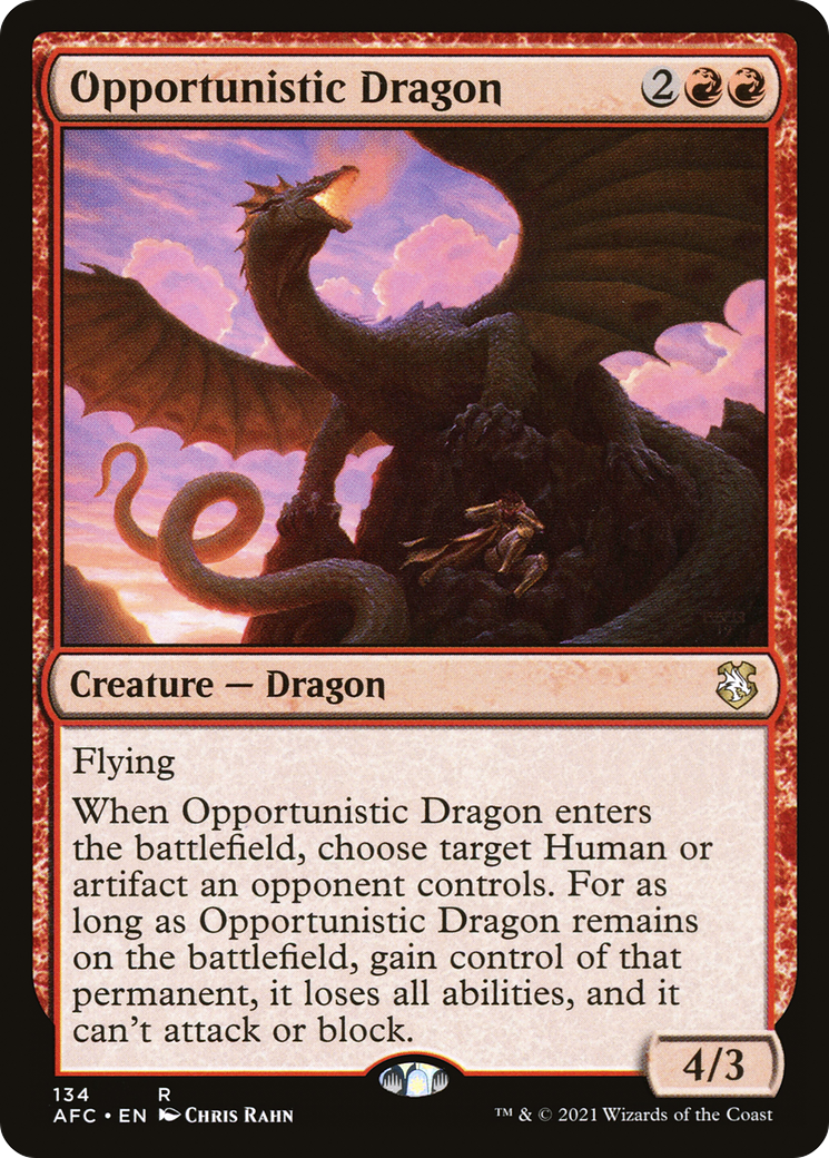Image of Opportunistic Dragon (AFC-134) - Forgotten Realms Commander