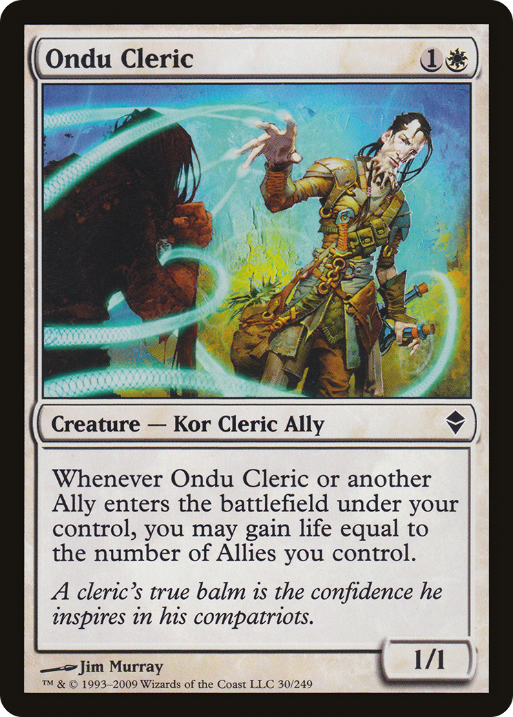 Image of Ondu Cleric (ZEN-030) - Zendikar