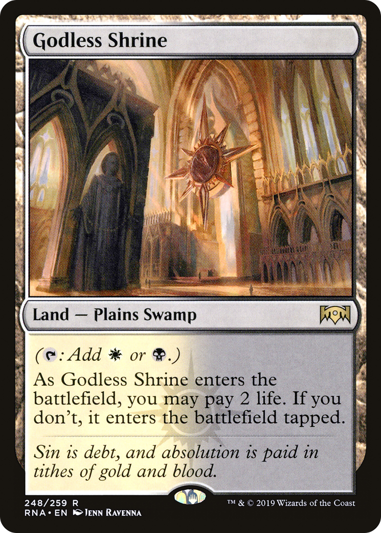 Image of Godless Shrine (RNA-248) - Ravnica Allegiance Foil