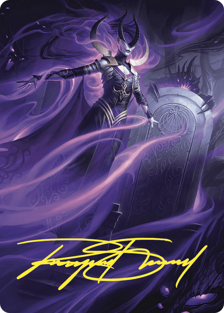 Image of Ashiok, Wicked Manipulator // Ashiok, Wicked Manipulator (AWOE-010) - Wilds of Eldraine Art Series (Borderless)