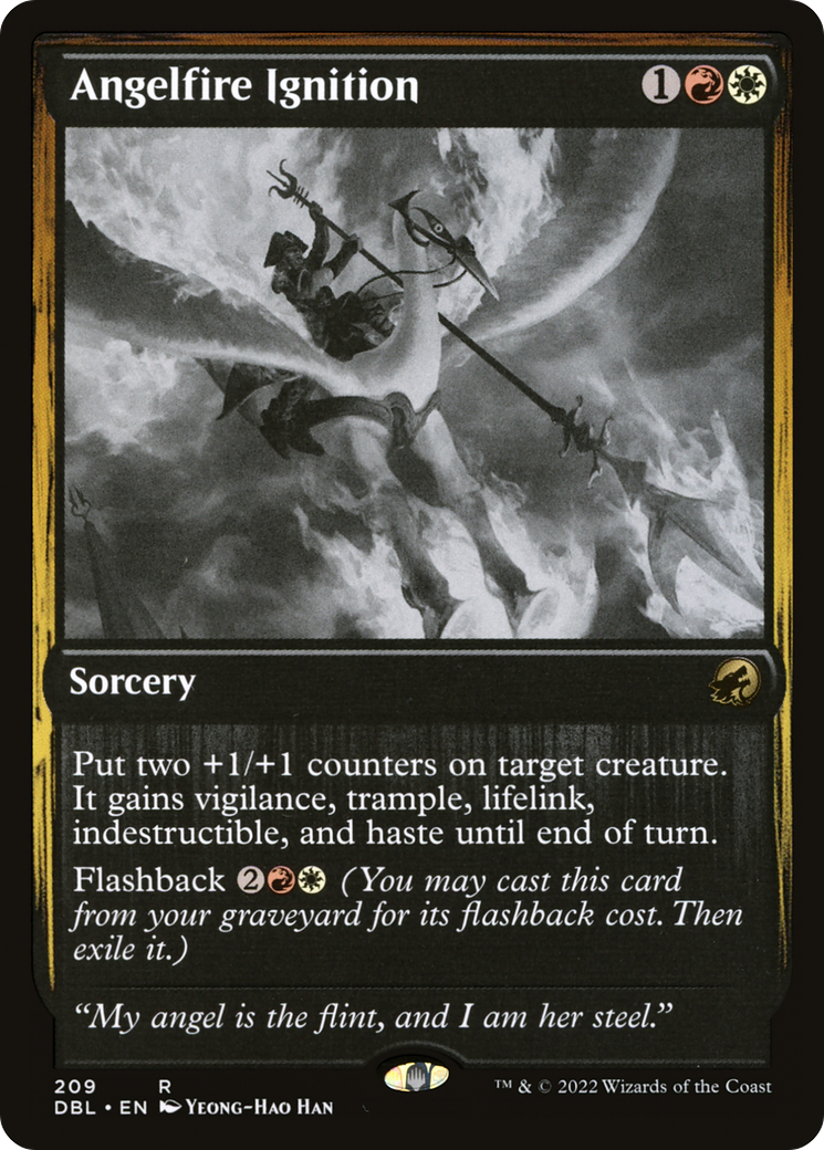 Image of Angelfire Ignition (DBL-209) - Innistrad: Double Feature Foil