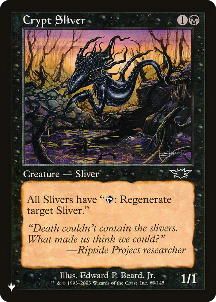 Image of Crypt Sliver (LIST-LGN-63) - The List
