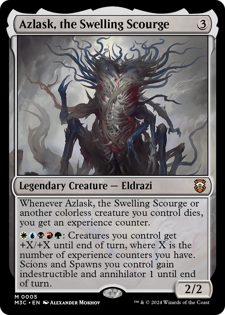 Image of Azlask, the Swelling Scourge (M3C-005) - Modern Horizons 3 Commander Foil