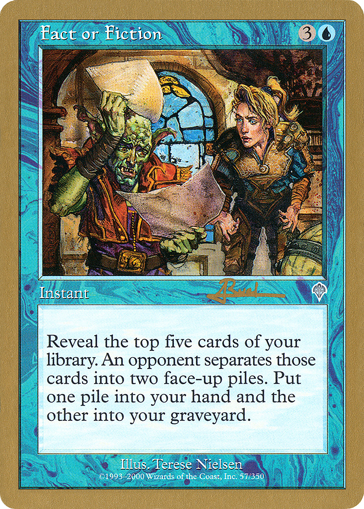 Image of Fact or Fiction - 2001 Antoine Ruel (INV) (WCD-) - World Championship Decks 2001