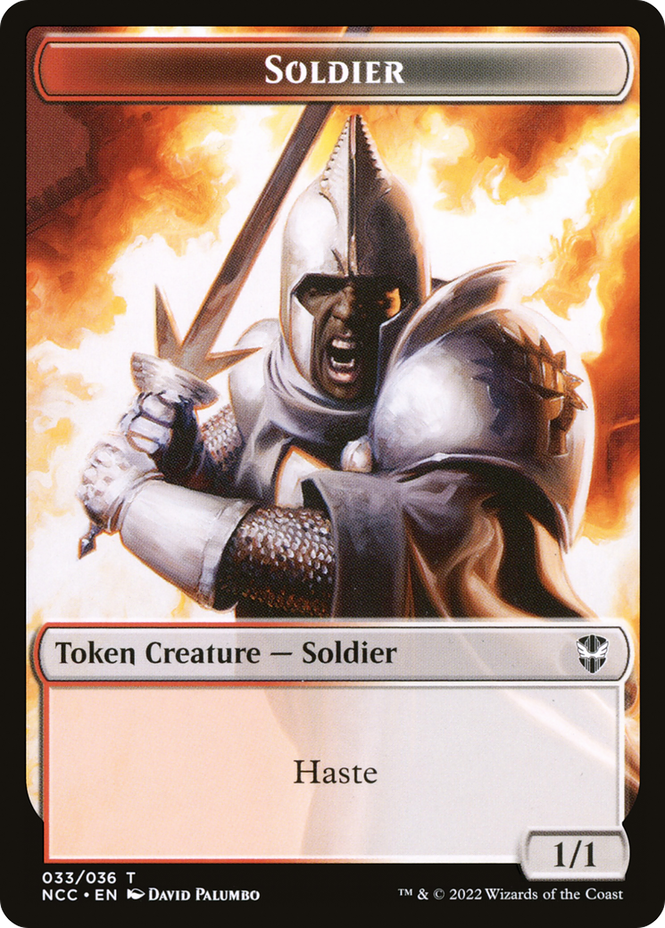 Image of Soldier (TNCC-033) - New Capenna Commander Tokens Foil