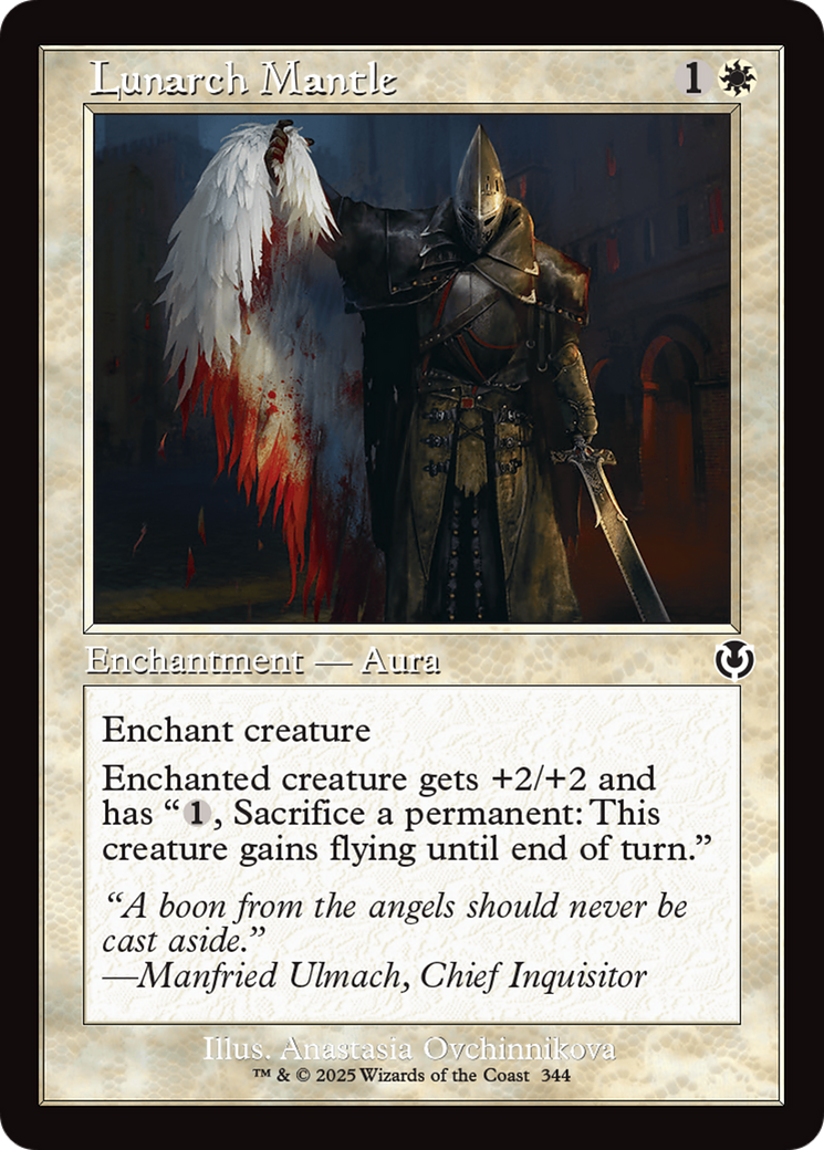 Image of Lunarch Mantle (Retro Frame) (INR-344) - Innistrad Remastered