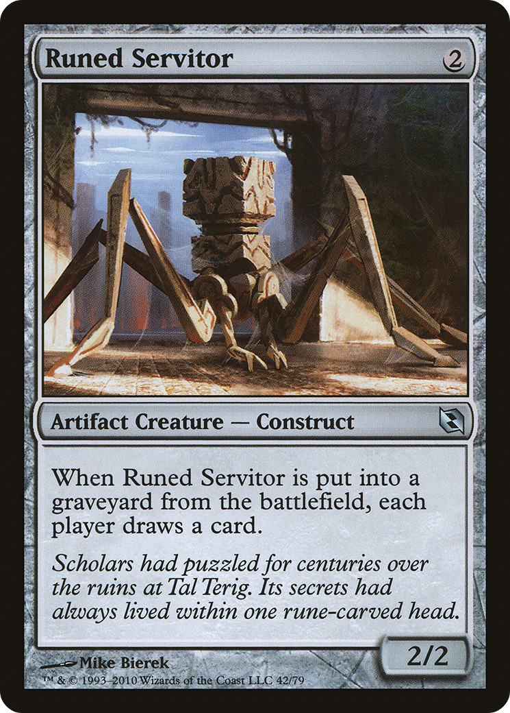 Image of Runed Servitor (DDF-042) - Duel Decks: Elspeth vs. Tezzeret