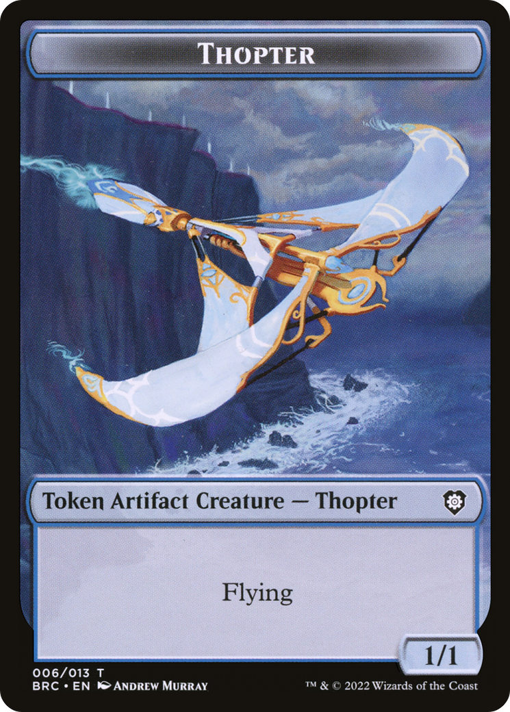 Image of Thopter (TBRC-006) - The Brothers' War Commander Tokens Foil