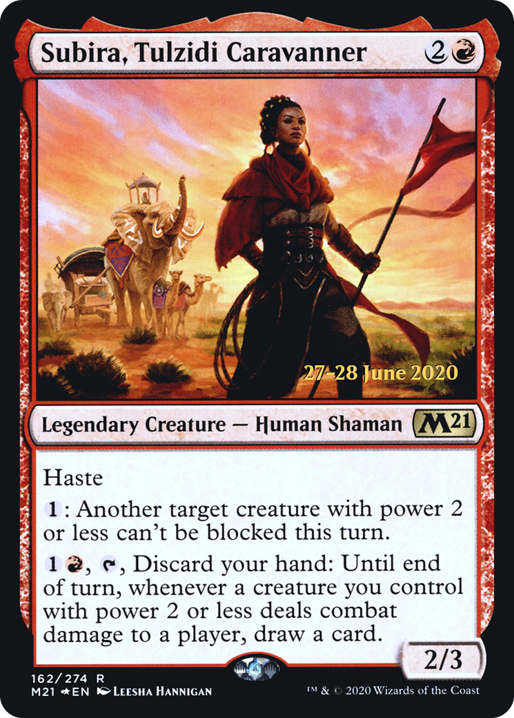Image of Subira, Tulzidi Caravanner (PRE-162) - Core Set 2021 Promos Foil