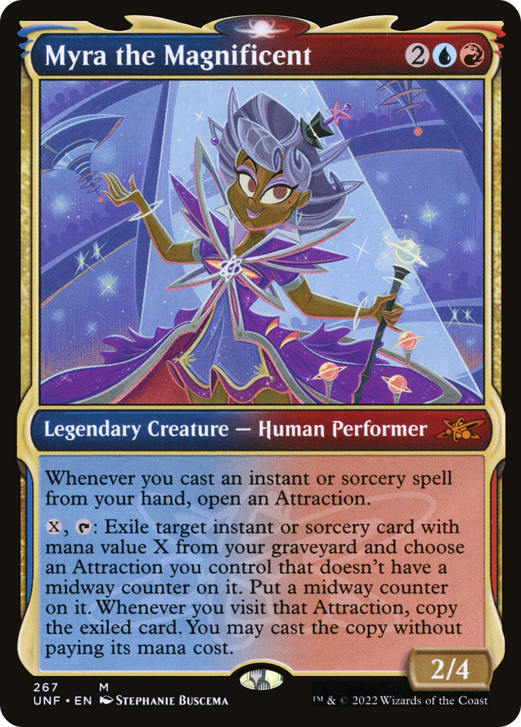 Image of Myra the Magnificent (Showcase) (UNF-267) - Unfinity: (Showcase) Foil