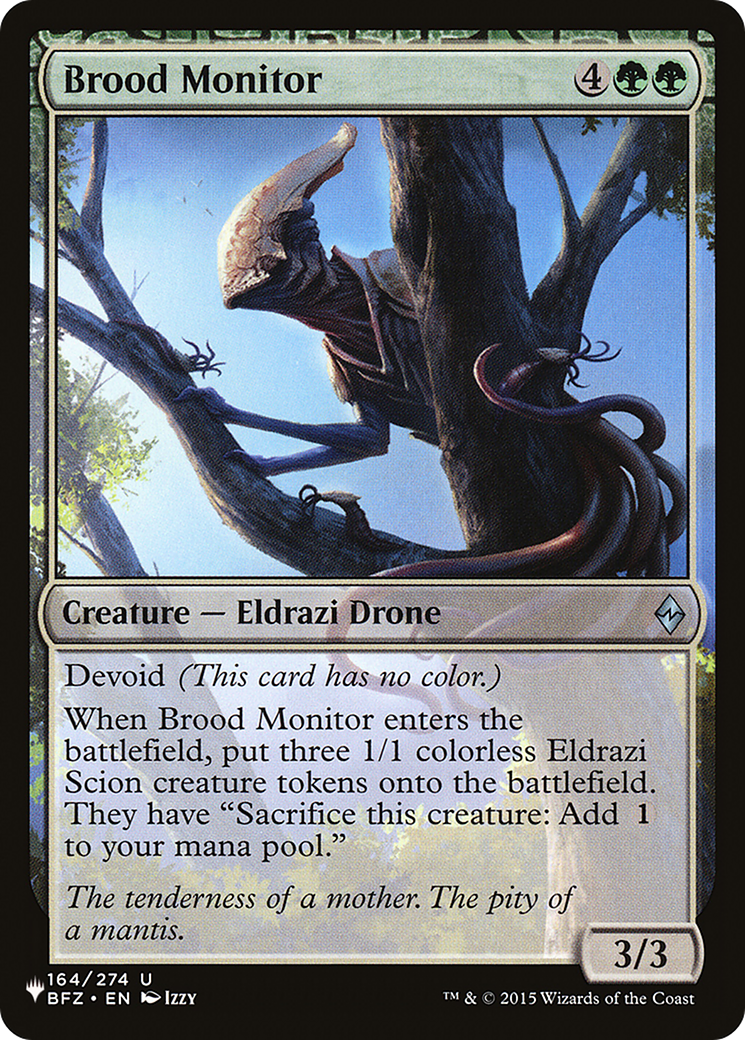 Image of Brood Monitor (LIST-BFZ-164) - The List: (devoid)