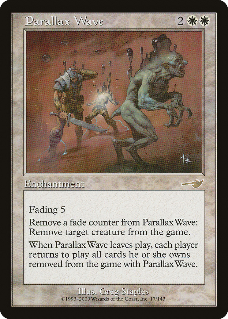 Image of Parallax Wave (NMS-017) - Nemesis Foil