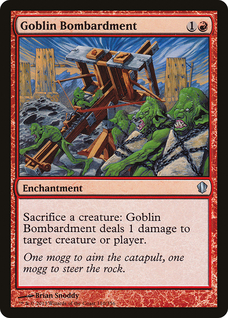 Image of Goblin Bombardment (C13-110) - Commander 2013