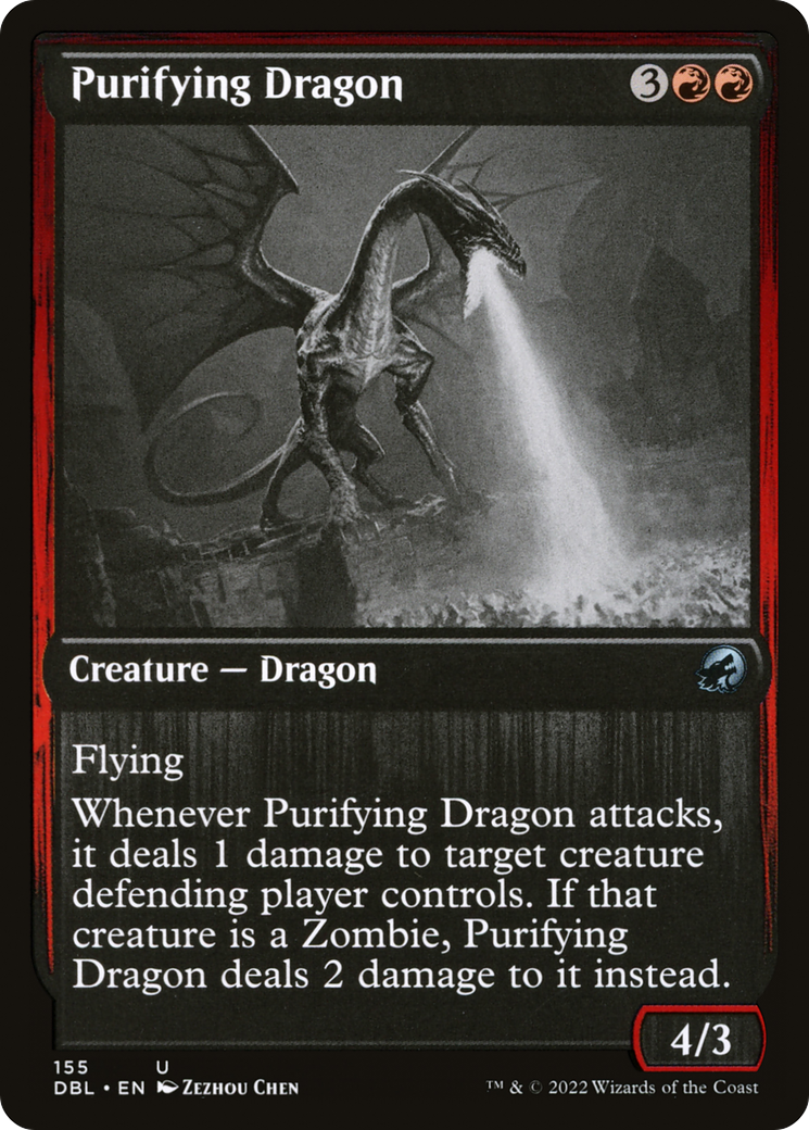 Image of Purifying Dragon (DBL-155) - Innistrad: Double Feature Foil