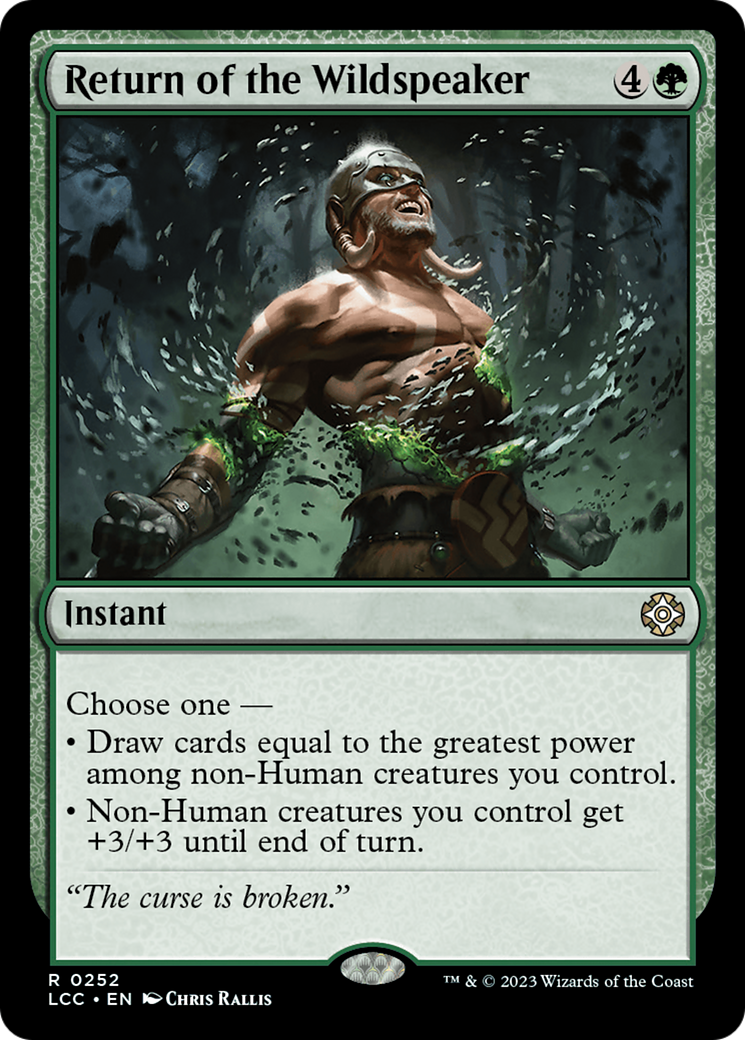 Image of Return of the Wildspeaker (LCC-252) - The Lost Caverns of Ixalan Commander